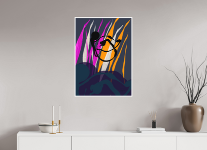 60 x 83,3 cm, Fine Art Print, 1 cm Weißrand "Octopus Leaving" - Fine Art Print