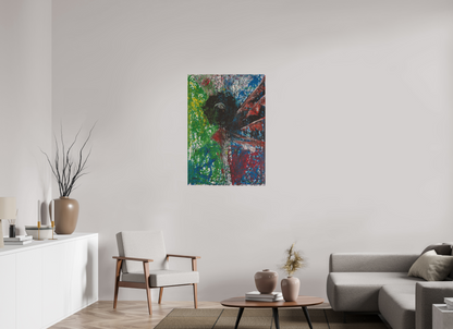 70 x 100,6 cm, Leinwandprint, matt, ohne Rahmen "Mumbling angel" - Canvasprint