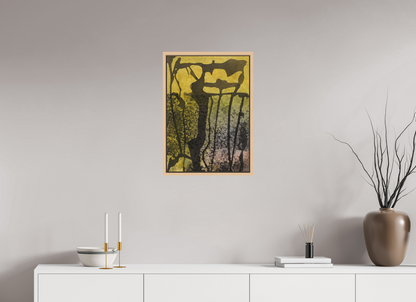 DIN A2 (42 x 59,4 cm), Leinwandprint, matt, Ahorn natur "Golgatha" - Canvasprint