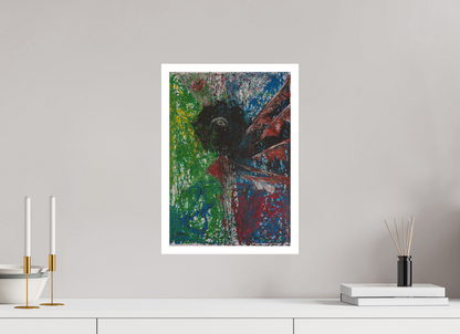 30 x 43,1 cm, Fine Art Print, 2 cm Weißrand "Mumbling angel" - Fine Art Print