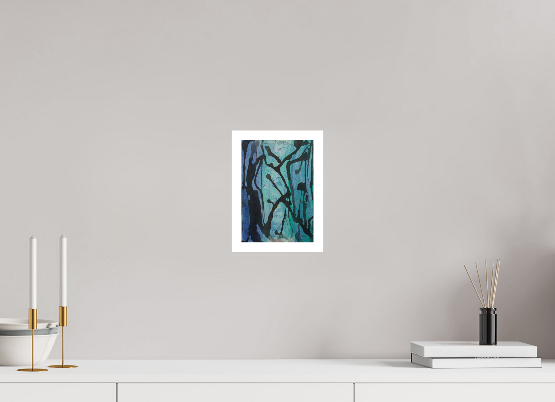 DIN A5 (14,8 x 21 cm), Fine Art Print, 2 cm Weißrand "Underwaterrun" - Fine Art Print