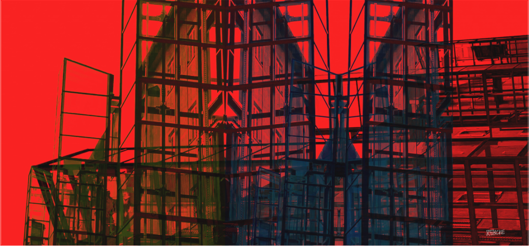 Main image "Skeleton Mountain (wide)" - Leinwandprint