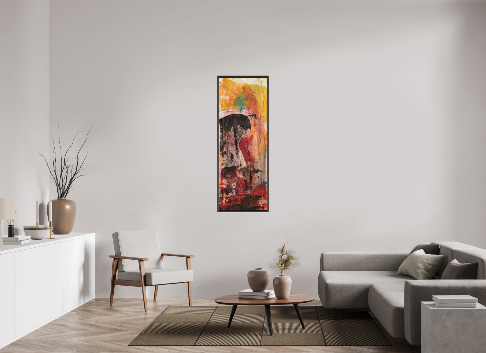 50 x 141,3 cm, Leinwandprint, matt, Erle braun "Asian girl" - Canvasprint (Kopie)