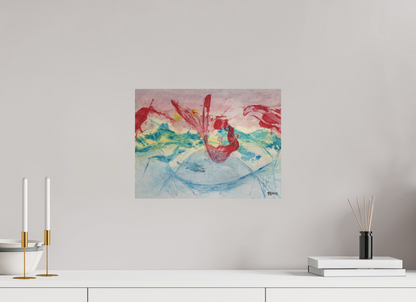 40 x 30 cm, Fine Art Print, ohne Weißrand "Mermaid in Company" - Fine Art Print