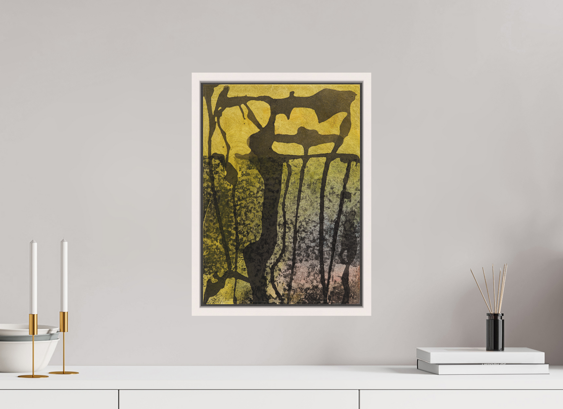 DIN A3 (29,7 x 42 cm), Leinwandprint, matt, Ahorn weiß "Golgatha" - Canvasprint