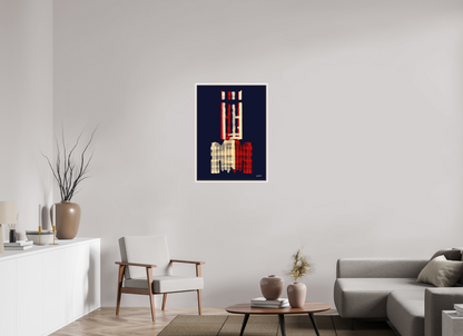 60 x 83,3 cm, Leinwandprint, matt, Ahorn weiß "Diabolo" - Leinwandprint