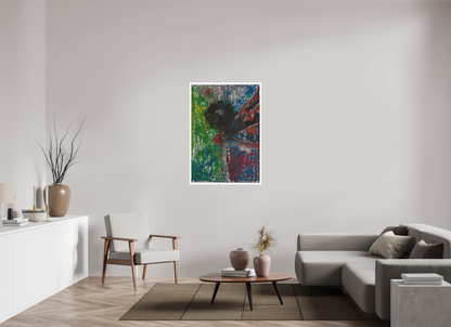 80 x 115 cm, Fine Art Print, 2 cm Weißrand "Mumbling angel" - Fine Art Print