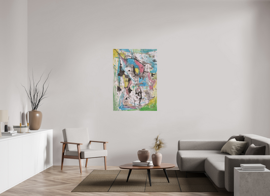 DIN A0 (84,1 x 118,9 cm), Leinwandprint, matt, ohne Rahmen "Swordfish" - Canvasprint