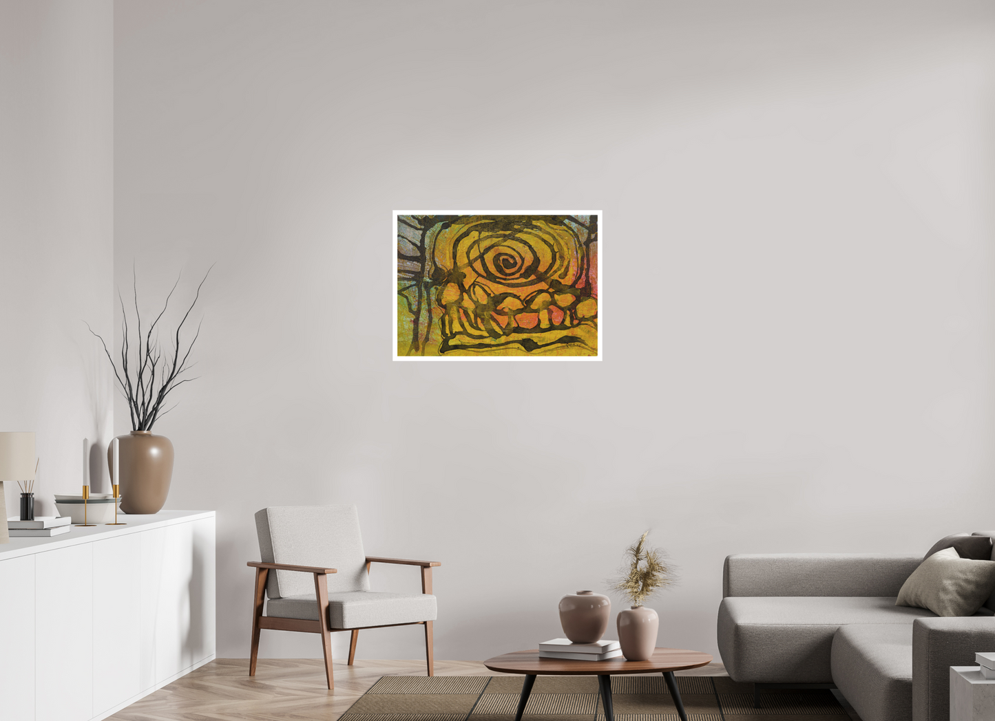 DIN A1 (84,1 x 59,4 cm), Fine Art Print, 2 cm Weißrand "Indian summer" - Fine Art Print