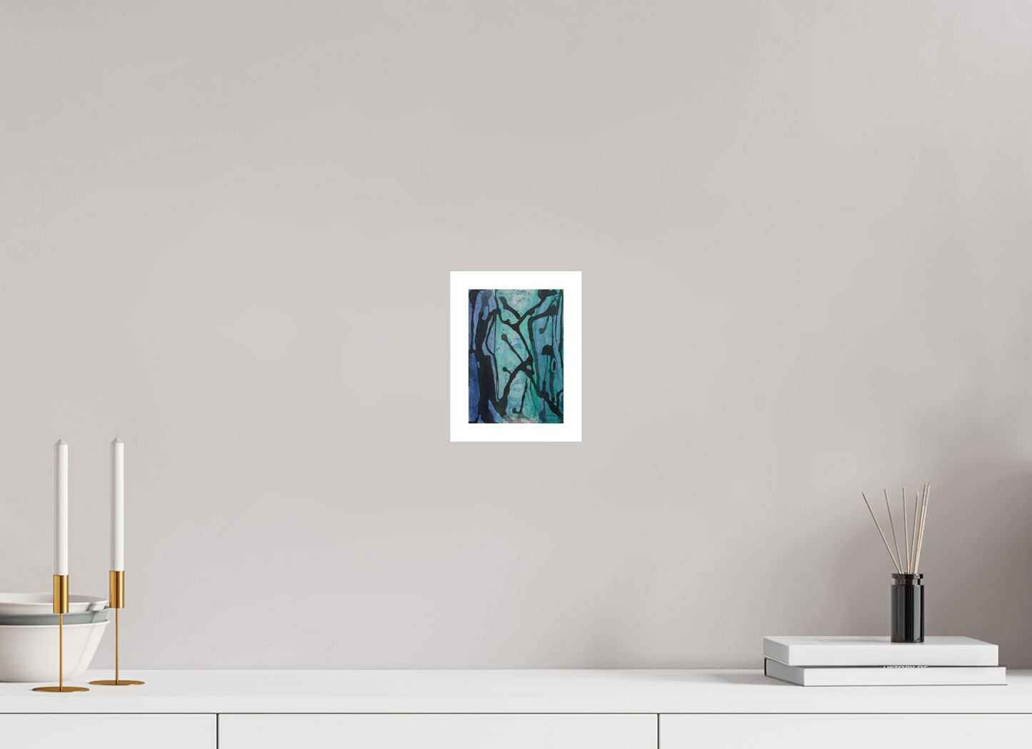 DIN A6 (10,5 x 14,8 cm), Fine Art Print, 2 cm Weißrand "Underwaterrun" - Fine Art Print