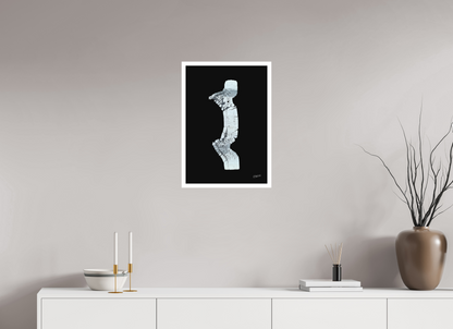 40 x 57,7 cm, Fine Art Print, 2 cm Weißrand "Zebramann" - Kunstdruck