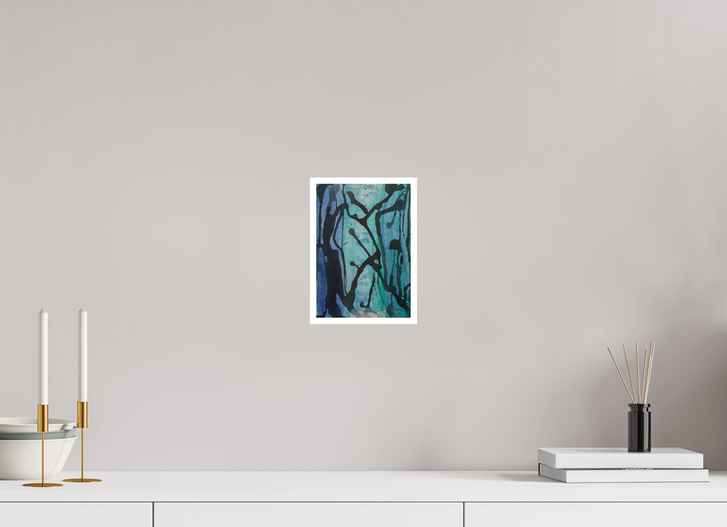 DIN A5 (14,8 x 21 cm), Fine Art Print, 1 cm Weißrand "Underwaterrun" - Fine Art Print