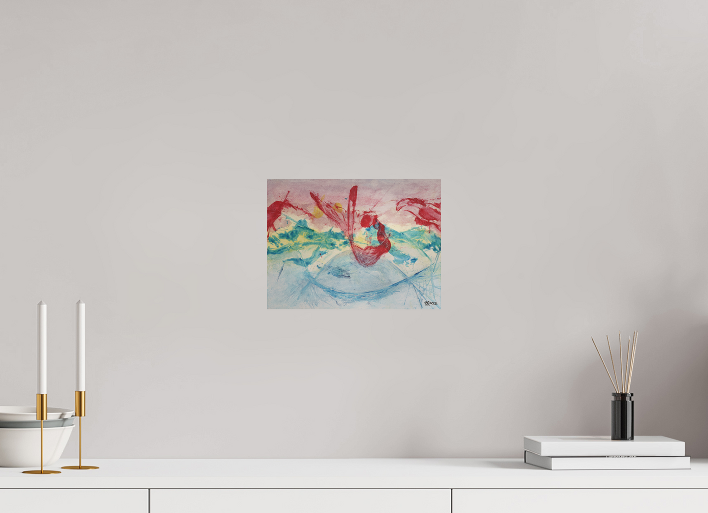 28 x 21 cm, Fine Art Print, ohne Weißrand "Mermaid in Company" - Fine Art Print