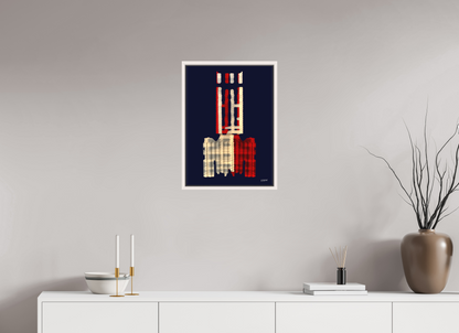 40 x 55,6 cm, Leinwandprint, matt, Ahorn weiß "Diabolo" - Leinwandprint