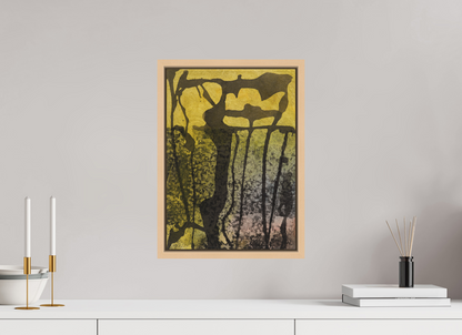 DIN A3 (29,7 x 42 cm), Leinwandprint, matt, Ahorn natur "Golgatha" - Canvasprint