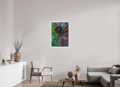 60 x 86,2 cm, Fine Art Print, 2 cm Weißrand "Mumbling angel" - Fine Art Print
