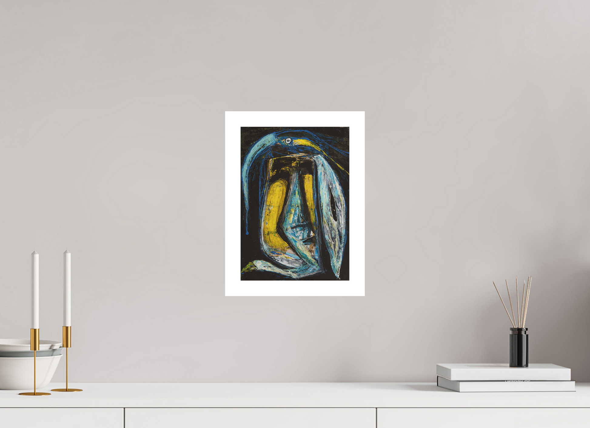 DIN A4 (21 x 29,7 cm), Art Fine Print, 3 cm Rand "Arrogans" - Fine Art Print