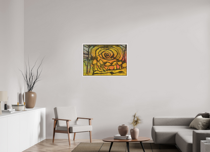 DIN A1 (84,1 x 59,4 cm), Leinwandprint, matt, Ahorn weiß "Indian summer" - Canvasprint
