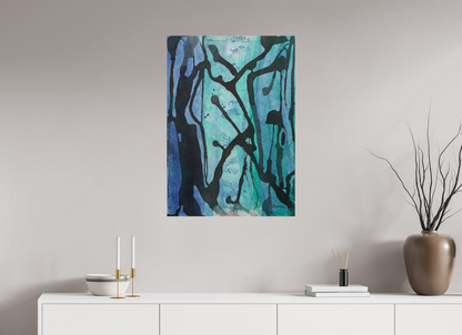 DIN A1 (59,4 x 84,1 cm), Leinwandprint, matt, ohne Rahmen "Underwaterrun" - Canvasprint
