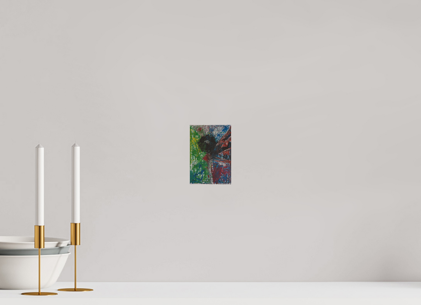 10 x 14,4 cm, Fine Art Print, ohne Weißrand "Mumbling angel" - Fine Art Print