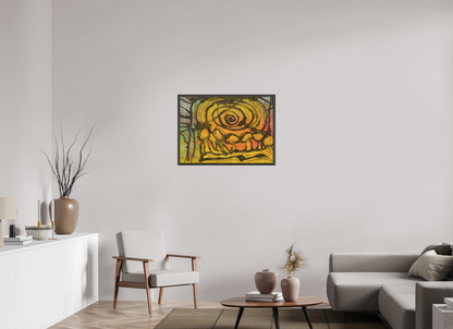 DIN A1 (84,1 x 59,4 cm), Leinwandprint, matt, Eiche schwarz "Indian summer" - Canvasprint