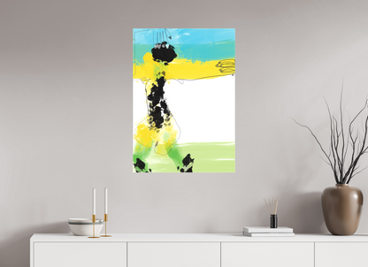 DIN A1 (59,4 x 84,1 cm), Leinwandprint, matt, ohne Rahmen "One more finger in the pie!" - Leinwandprint