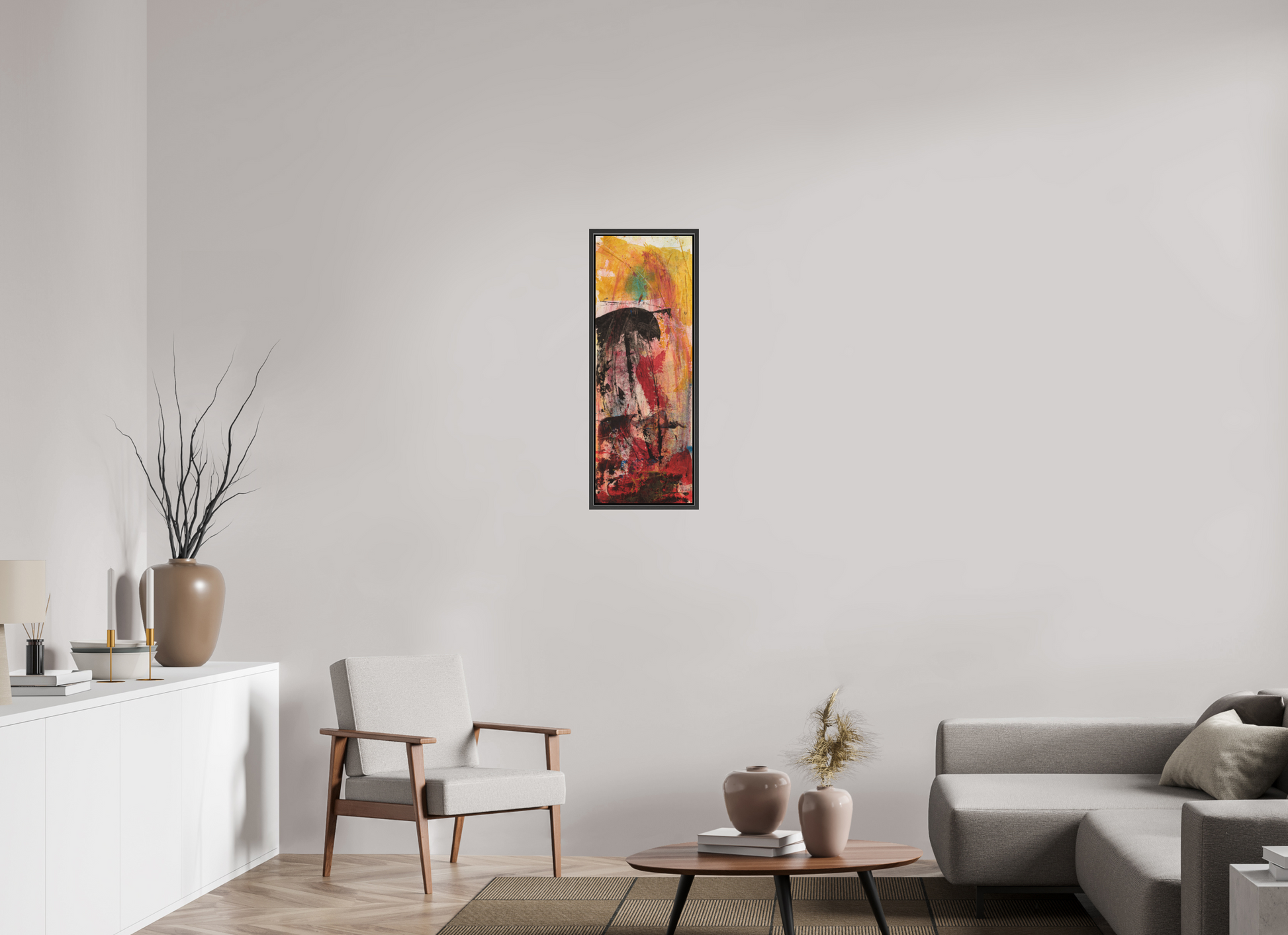 30 x 84,8 cm, Leinwandprint, matt, Eiche schwarz "Asian girl" - Canvasprint (Kopie)