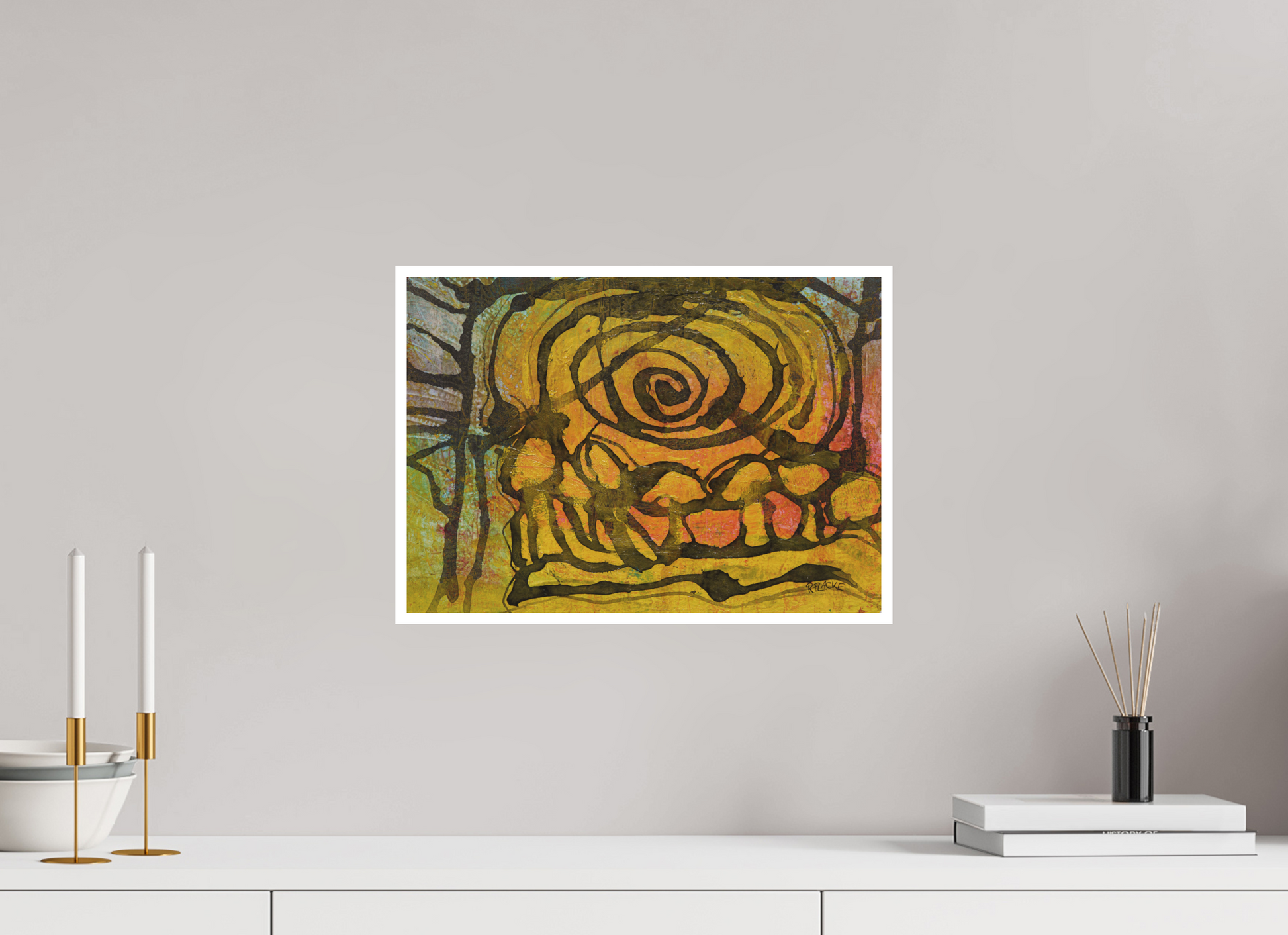 DIN A3 (42 x 29,7 cm), Fine Art Print, 1 cm Weißrand "Indian summer" - Fine Art Print