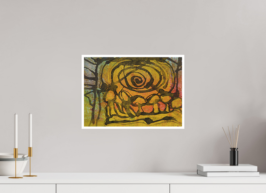 DIN A3 (42 x 29,7 cm), Fine Art Print, 1 cm Weißrand "Indian summer" - Fine Art Print