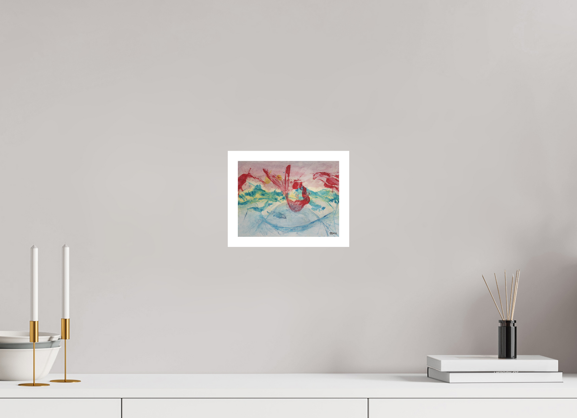 20 x 15 cm, Fine Art Print, 2 cm Weißrand "Mermaid in Company" - Fine Art Print