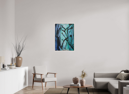 DIN A1 (59,4 x 84,1 cm), Leinwandprint, matt, Ahorn weiß "Underwaterrun" - Canvasprint