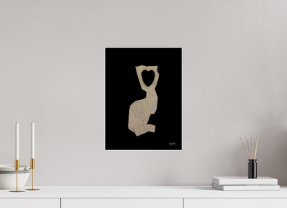 30 x 40 cm, Photo Print Under Acrylic Glass "Heart in head" - Leinwandprint