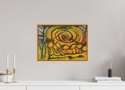 DIN A3 (42 x 29,7 cm), Leinwandprint, matt, Ahorn natur "Indian summer" - Canvasprint