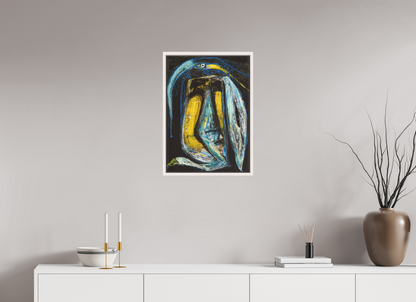 DIN A2 (42 x 59,4 cm), Leinwandprint, matt, Ahorn weiß "Arrogans" - Canvasprint