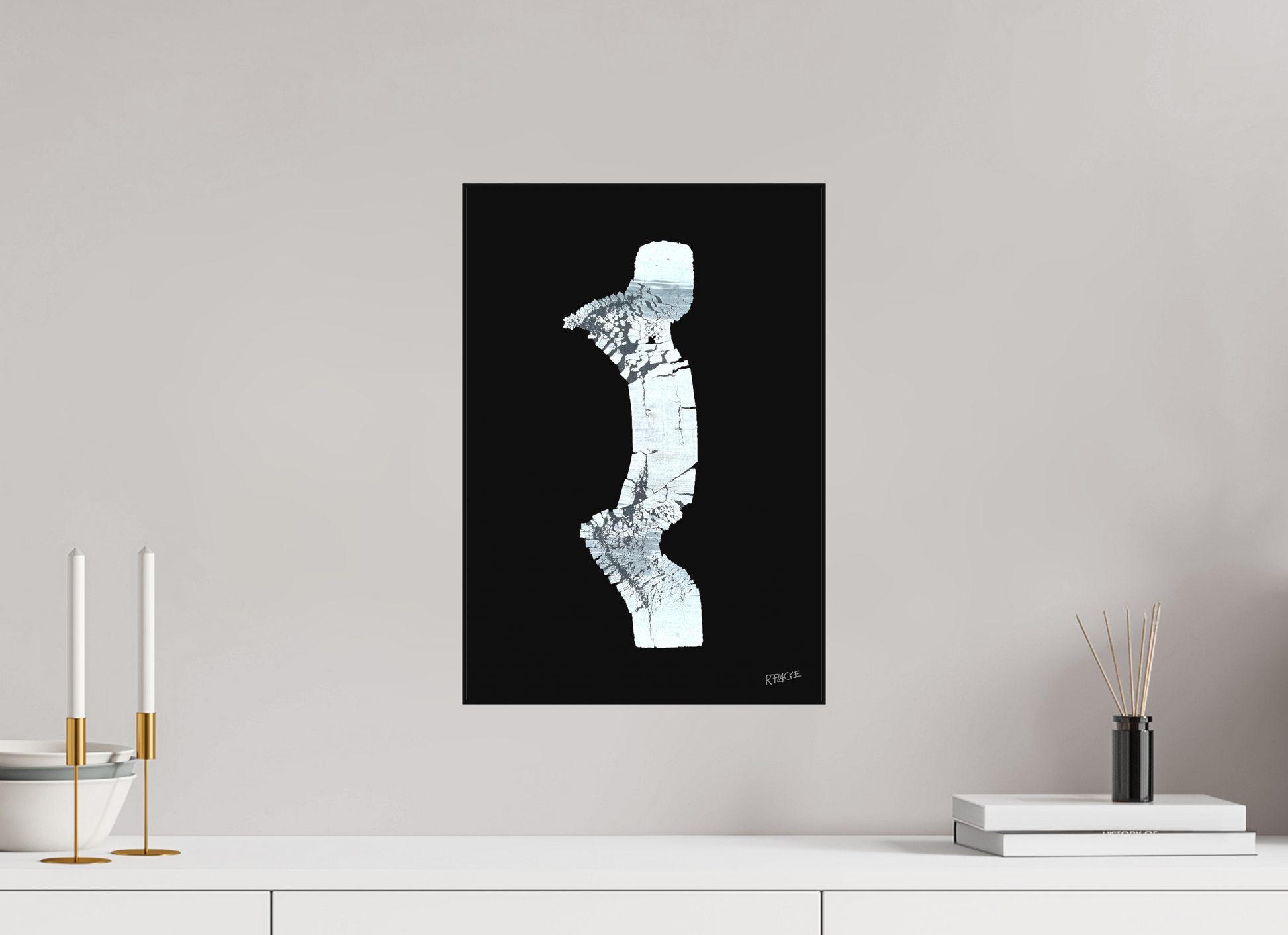 30 x 43,3 cm, Leinwandprint, matt, ohne Rahmen "Zebraman/Dreamman" - Leinwandprint