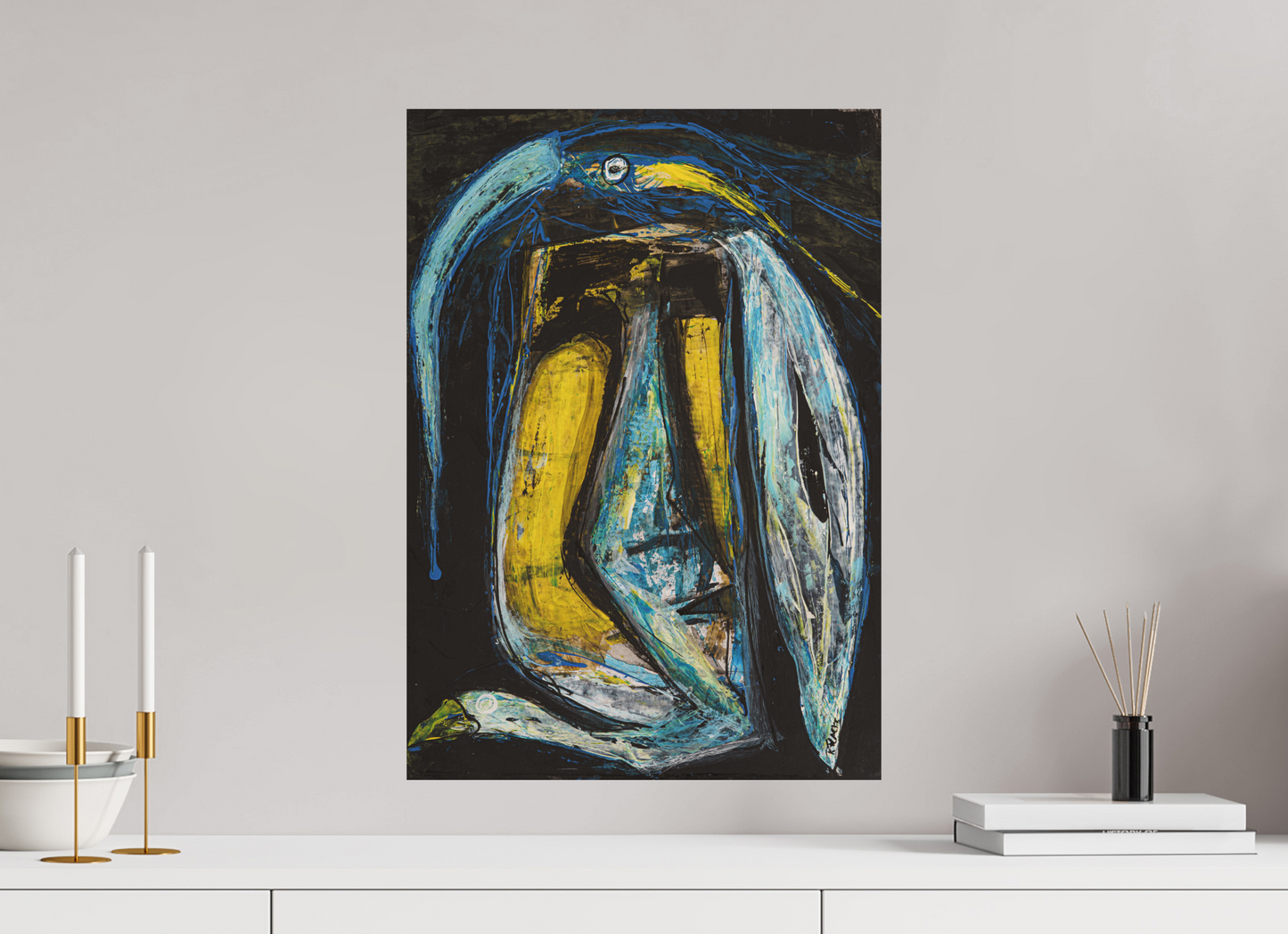 DIN A2 (42 x 59,4 cm), Fine Art Print, ohne Weißrand "Arrogans" - Fine Art Print