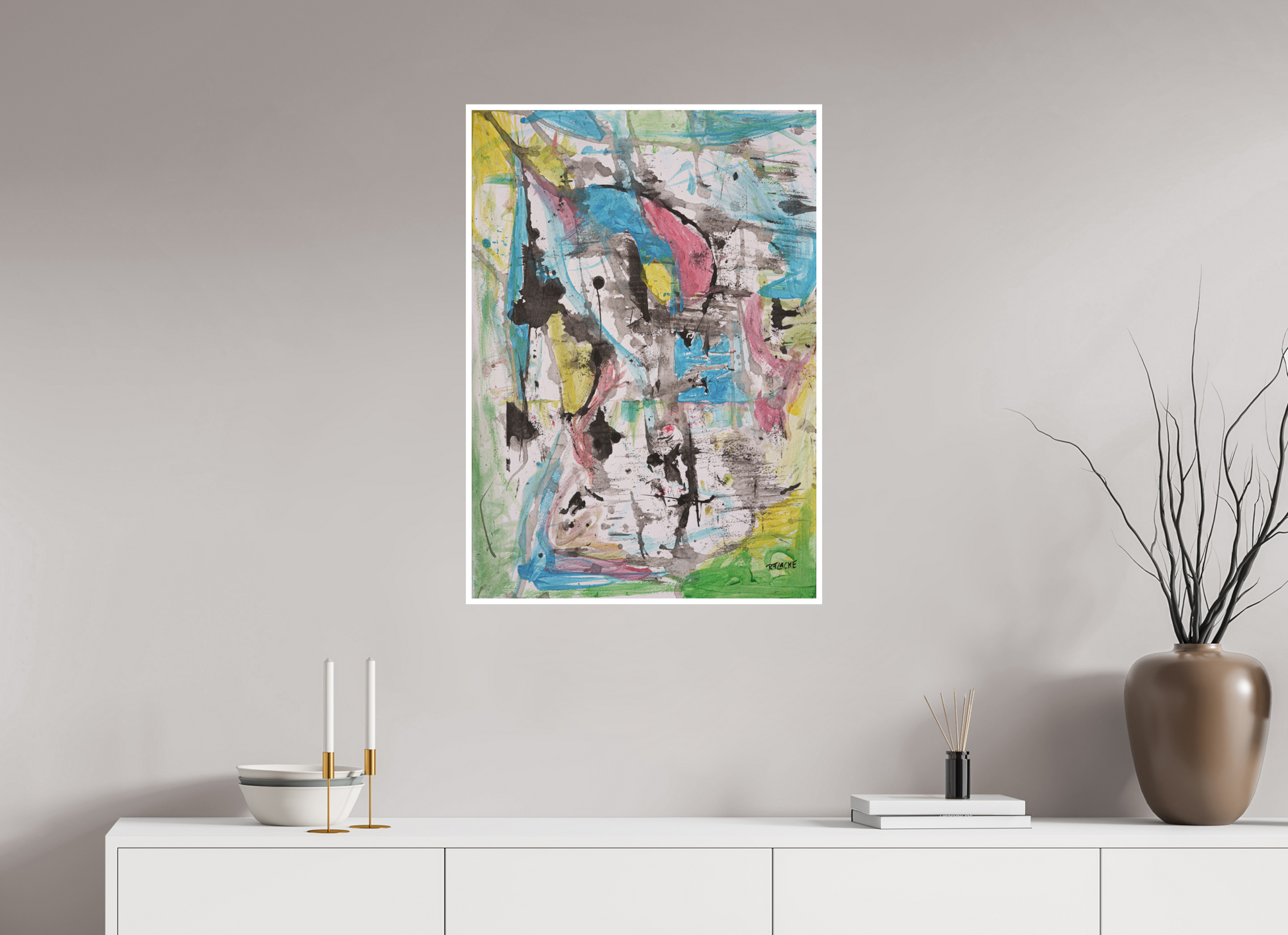 DIN A1 (59,4 x 84,1 cm), Fine Art Print, 1 cm Weißrand "Swordfish" - Fine Art Print