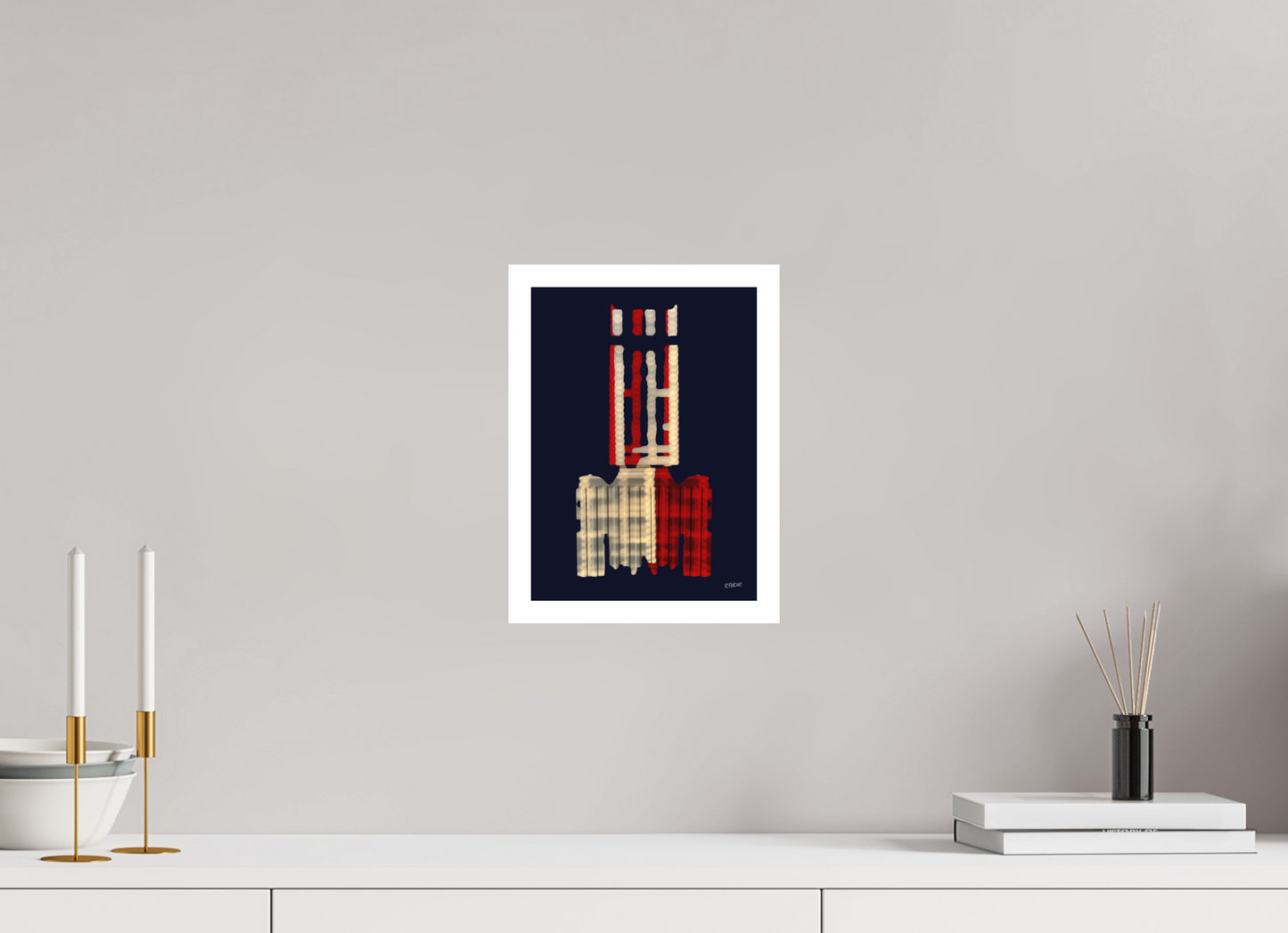 20 x 27,8 cm, Fine Art Print, 2 cm Weißrand "Diabolo" - Fine Art Print