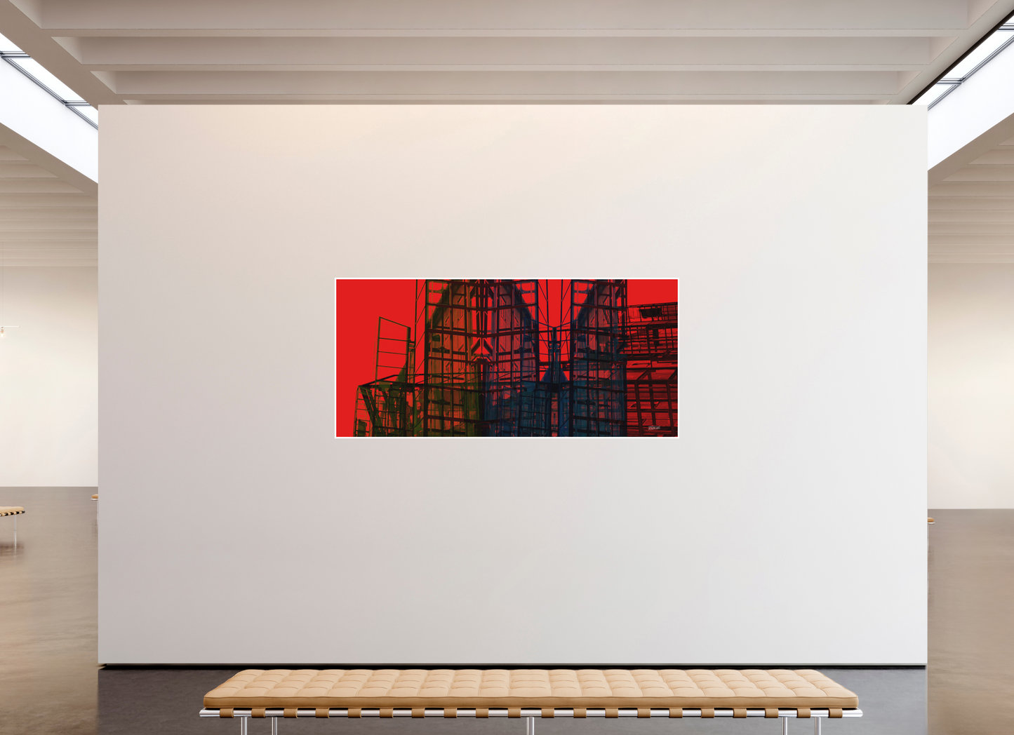 216,5 x 100 cm, Fine Art Print, 1 cm Weißrand "Skeleton Mountain (wide)" - Fine Art Print