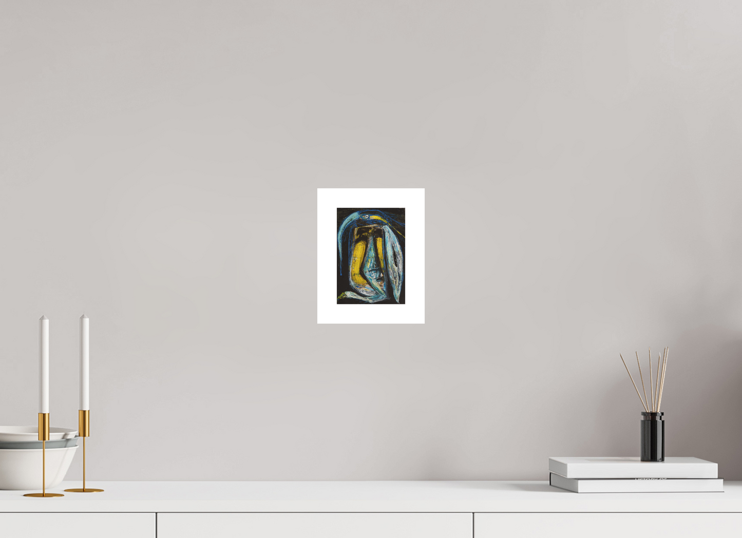 DIN A6 (10,5 x 14,8 cm), Art Fine Print, 3 cm Rand "Arrogans" - Fine Art Print