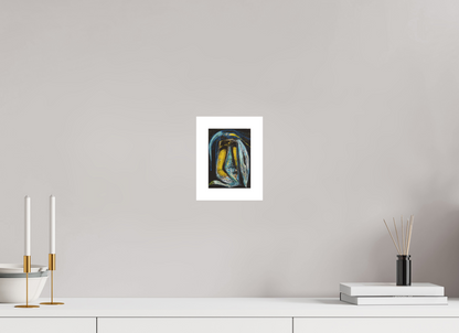 DIN A6 (10,5 x 14,8 cm), Art Fine Print, 3 cm Rand "Arrogans" - Fine Art Print