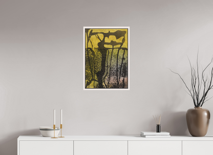 DIN A2 (42 x 59,4 cm), Leinwandprint, matt, Ahorn weiß "Golgatha" - Canvasprint