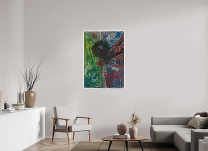 80 x 115 cm, Fine Art Print, 1 cm Weißrand "Mumbling angel" - Fine Art Print