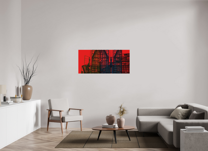 129,9 x 60 cm, Fine Art Print, ohne Weißrand "Skeleton Mountain (wide)" - Fine Art Print