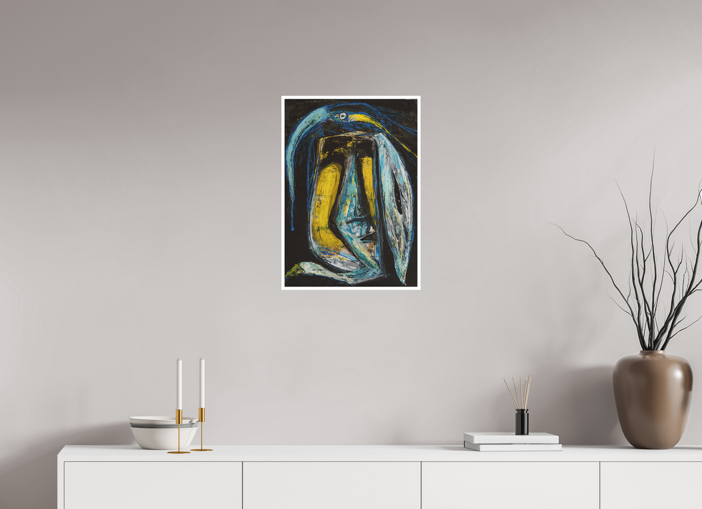 DIN A2 (42 x 59,4 cm), Fine Art Print, 1 cm Weißrand "Arrogans" - Fine Art Print