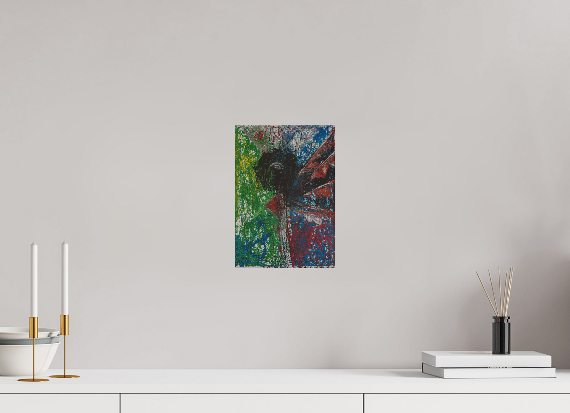 20 x 28,7 cm, Fine Art Print, ohne Weißrand "Mumbling angel" - Fine Art Print