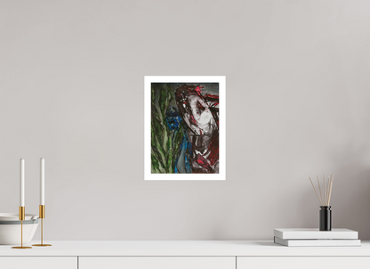 21 x 28 cm, Fine Art Print, 2 cm Weißrand "Angst" - Kunstdruck