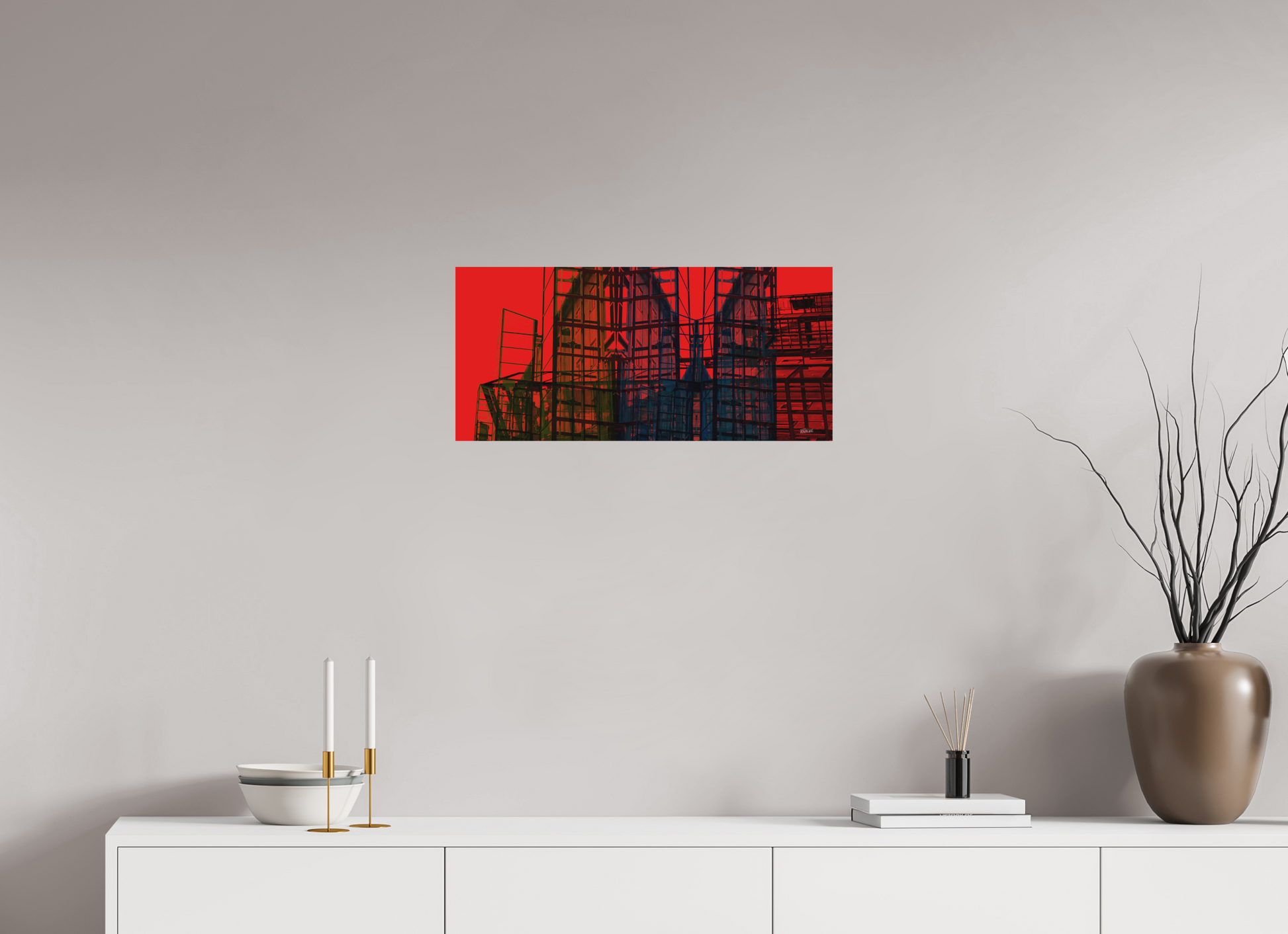 65 x 30 cm, Fine Art Print, ohne Weißrand "Skeleton Mountain (wide)" - Fine Art Print