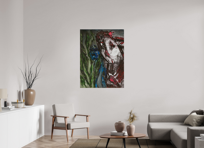 90 x 120 cm, Fine Art Print, ohne Weißrand "Angst" - Kunstdruck