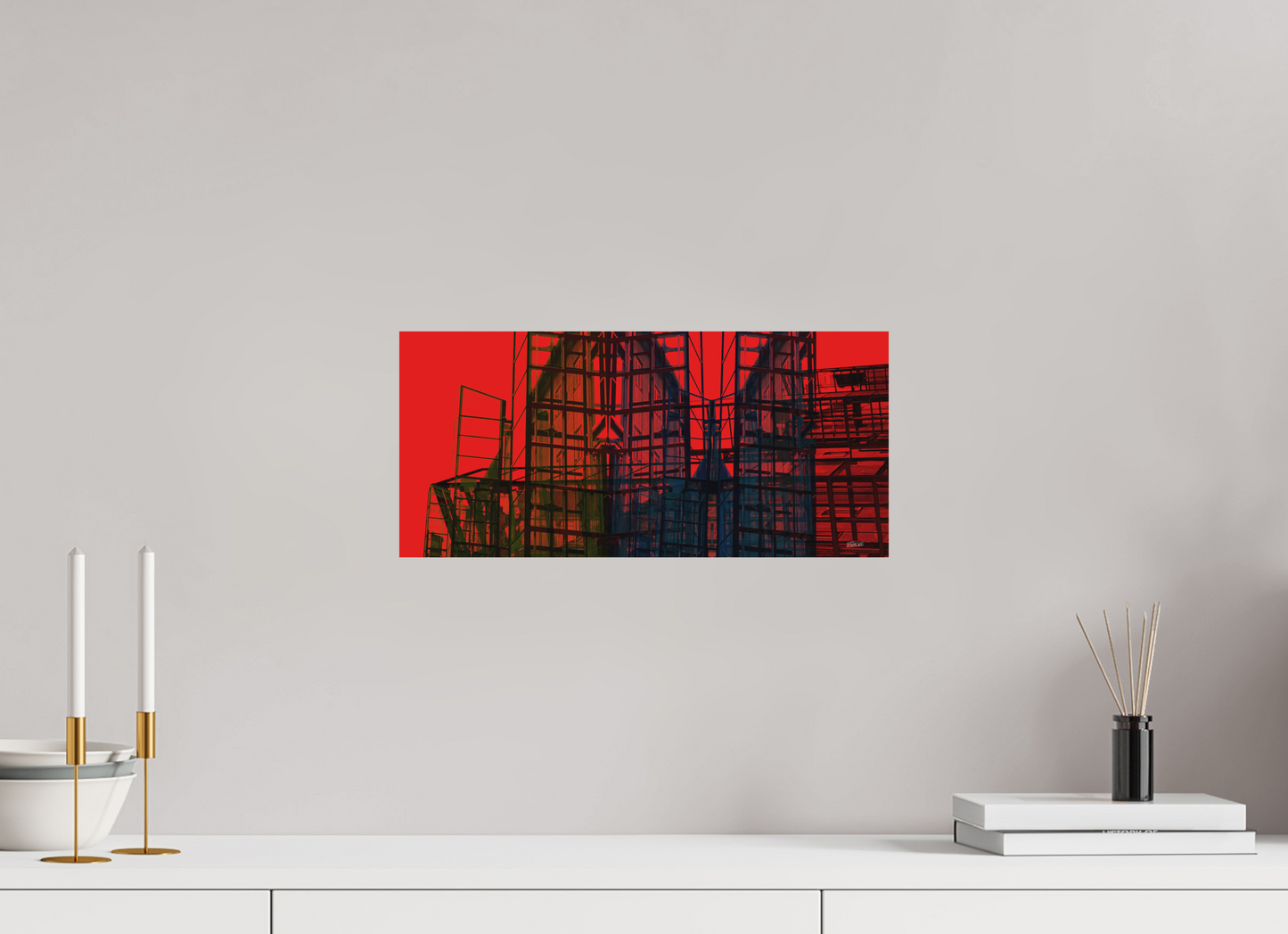 43,3 x 20 cm, Fine Art Print, ohne Weißrand "Skeleton Mountain (wide)" - Fine Art Print